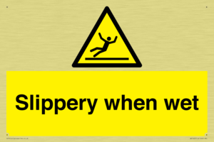 slippery when wet
